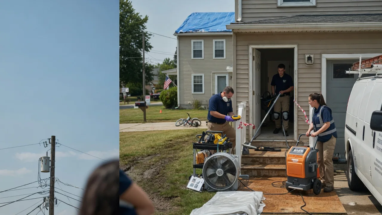 Water Damage Repair in Wild Rose, WI near me